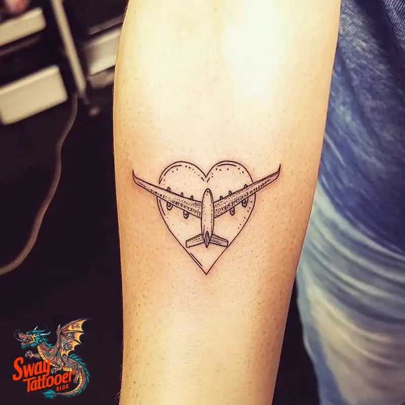 80 Airplane Tattoo Designs: Ink Ideas for Sky Enthusiasts 71 Airplane Tattoo