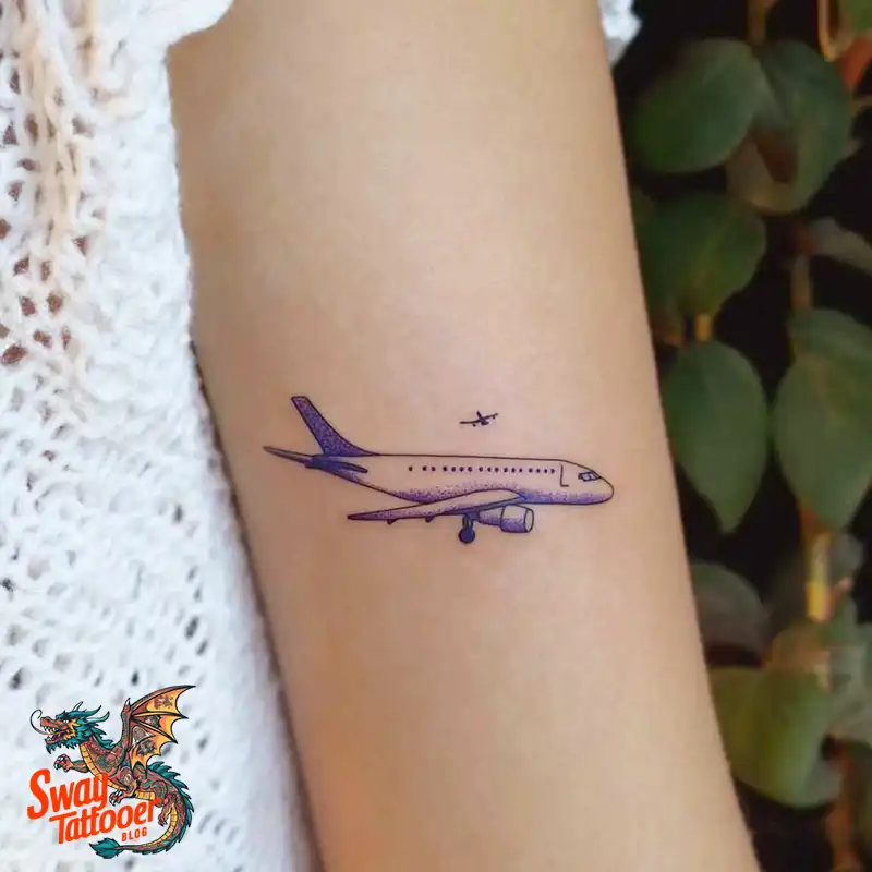 80 Airplane Tattoo Designs: Ink Ideas for Sky Enthusiasts 10 Airplane Tattoo