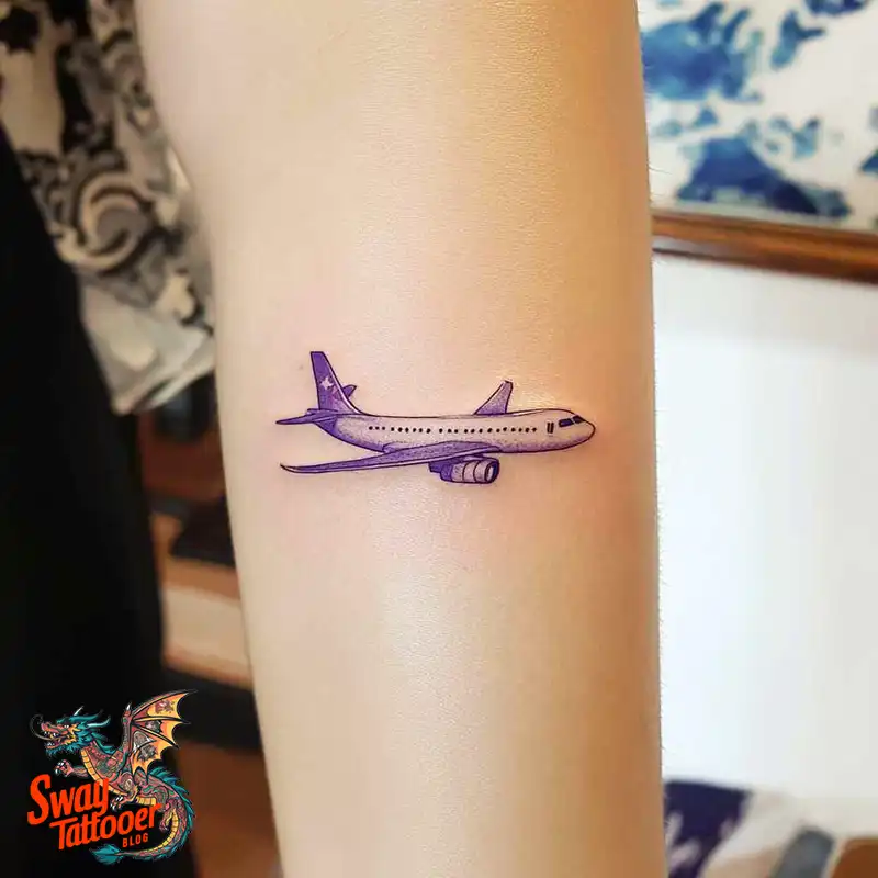 80 Airplane Tattoo Designs: Ink Ideas for Sky Enthusiasts 9 Airplane Tattoo