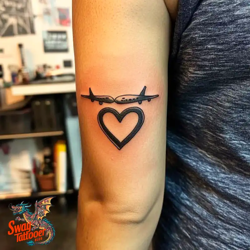 80 Airplane Tattoo Designs: Ink Ideas for Sky Enthusiasts 72 Airplane Tattoo