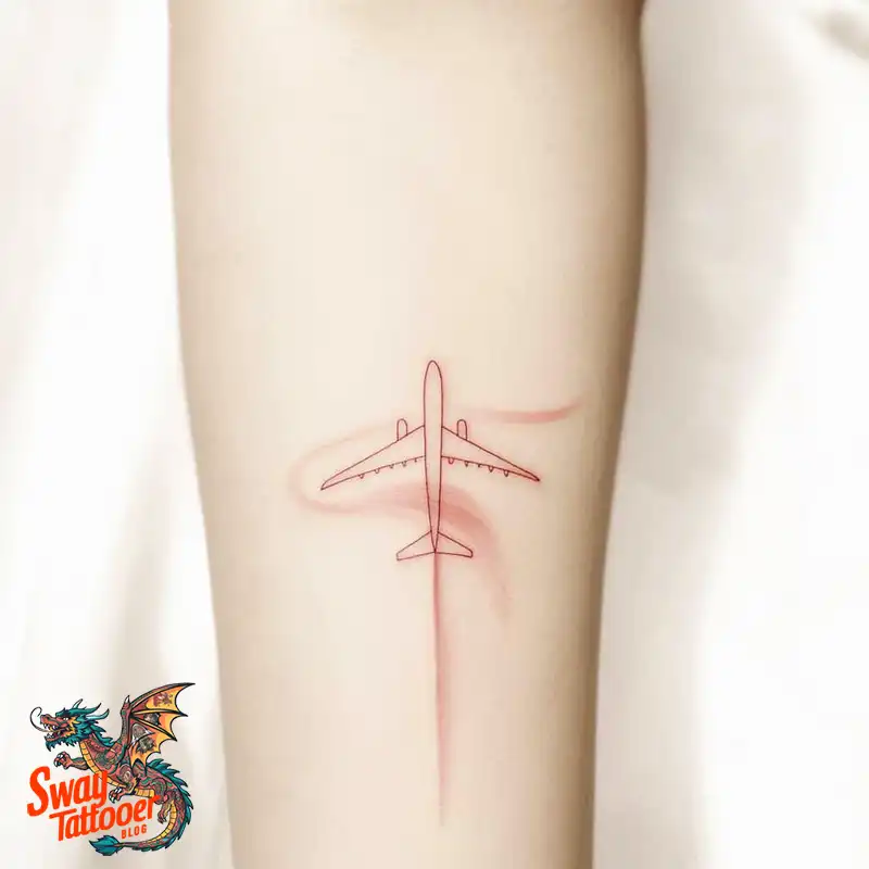 80 Airplane Tattoo Designs: Ink Ideas for Sky Enthusiasts 3 Airplane Tattoo