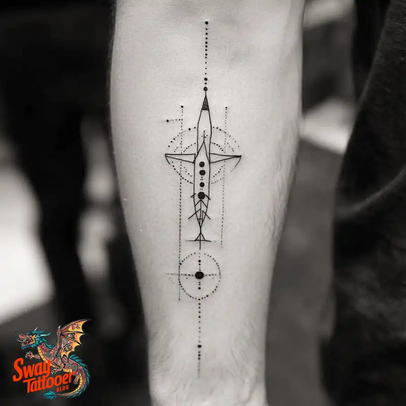 80 Airplane Tattoo Designs: Ink Ideas for Sky Enthusiasts 2 Airplane Tattoo
