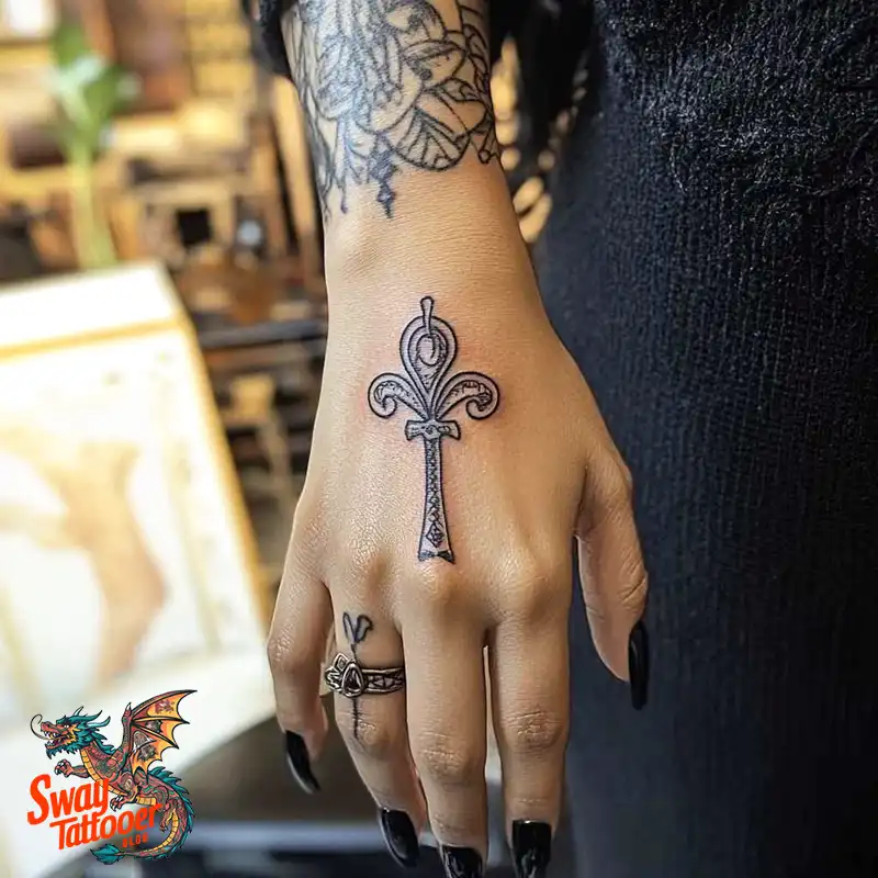 120 Ankh Tattoo Design Trends 2025: What’s Hot Right Now 19 Ankh Tattoo