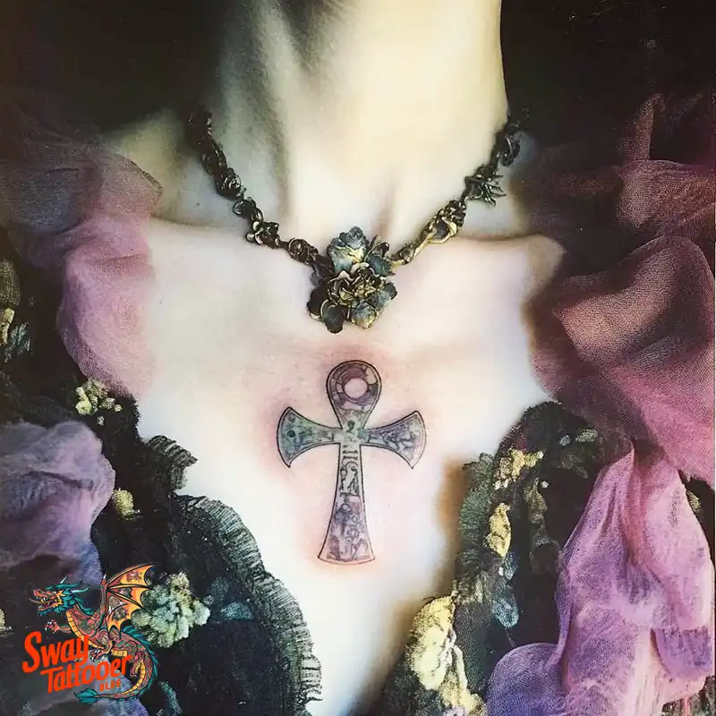 120 Ankh Tattoo Design Trends 2025: What’s Hot Right Now 51 Ankh Tattoo