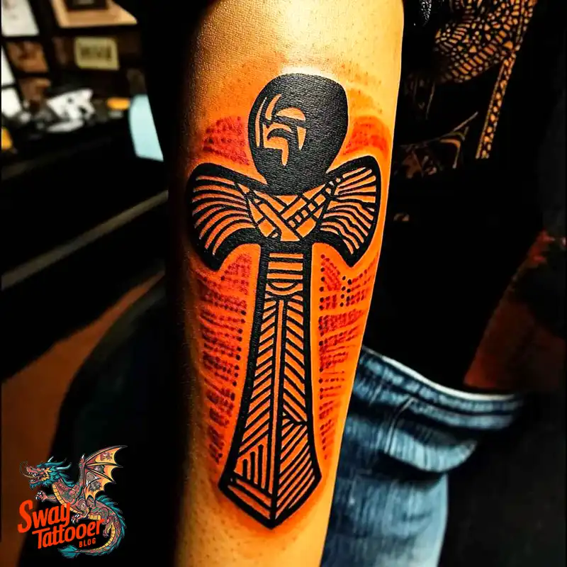 120 Ankh Tattoo Design Trends 2025: What’s Hot Right Now 37 Ankh Tattoo