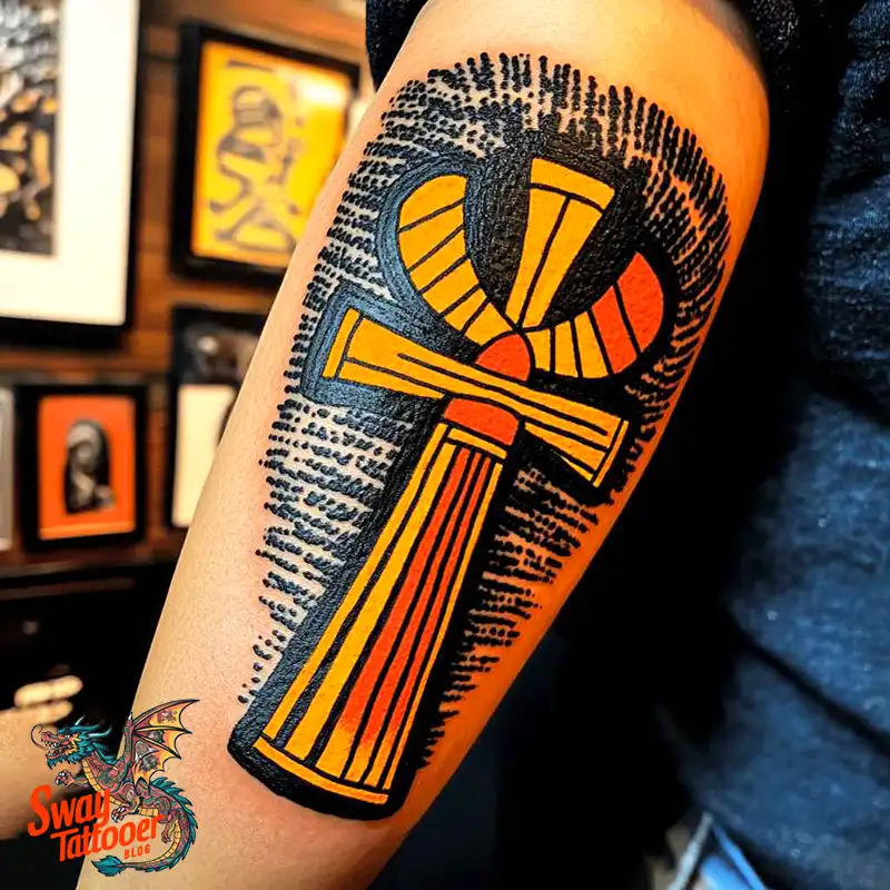 120 Ankh Tattoo Design Trends 2025: What’s Hot Right Now 36 Ankh Tattoo