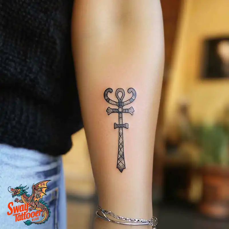 120 Ankh Tattoo Design Trends 2025: What’s Hot Right Now 29 Ankh Tattoo