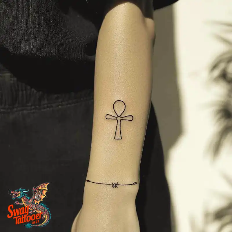 120 Ankh Tattoo Design Trends 2025: What’s Hot Right Now 23 Ankh Tattoo