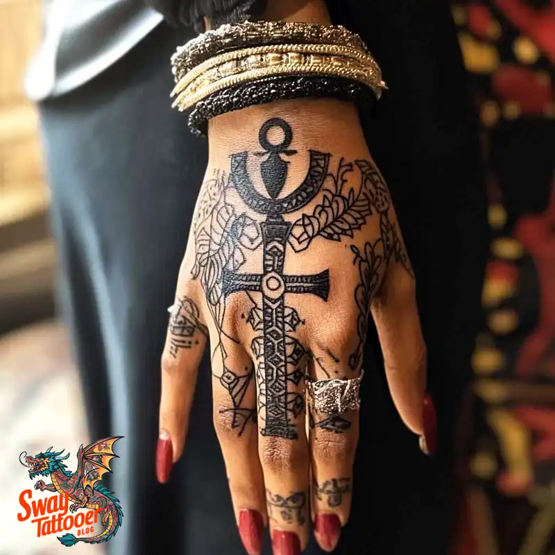 120 Ankh Tattoo Design Trends 2025: What’s Hot Right Now 21 Ankh Tattoo