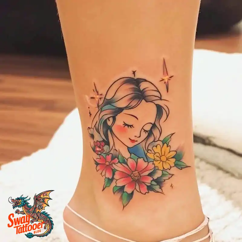 200 Ankle Tattoo Design Ideas: Unique Ink Arts for You 89 Ankle Tattoo