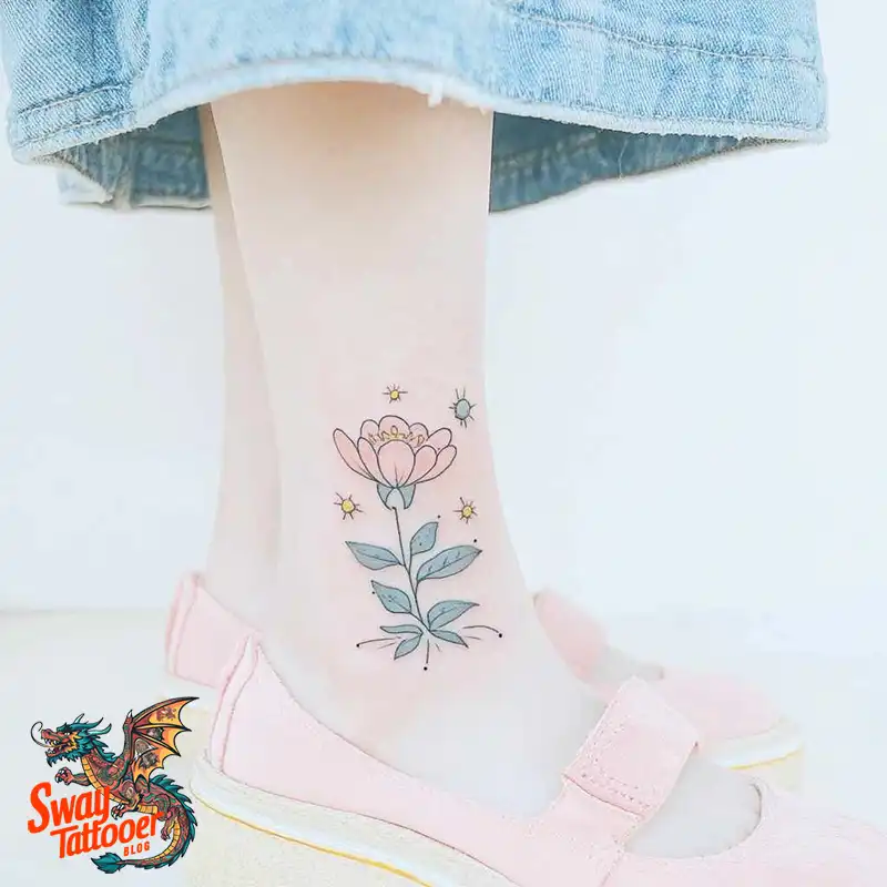 200 Ankle Tattoo Design Ideas: Unique Ink Arts for You 42 Ankle Tattoo