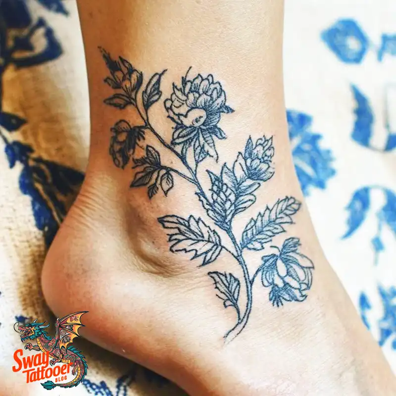 200 Ankle Tattoo Design Ideas: Unique Ink Arts for You 26 Ankle Tattoo