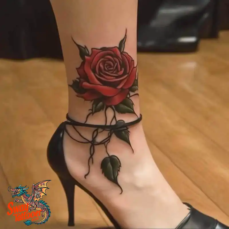 200 Ankle Tattoo Design Ideas: Unique Ink Arts for You 29 Ankle Tattoo