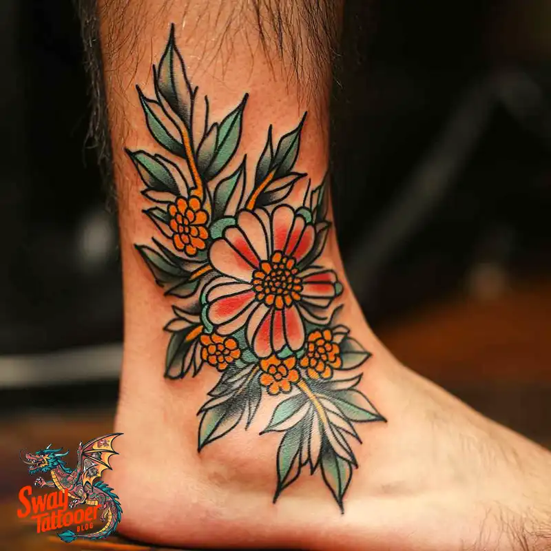 200 Ankle Tattoo Design Ideas: Unique Ink Arts for You 11 Ankle Tattoo
