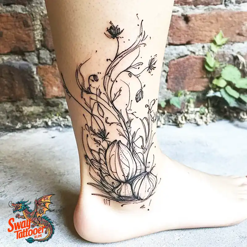 200 Ankle Tattoo Design Ideas: Unique Ink Arts for You 177 Ankle Tattoo