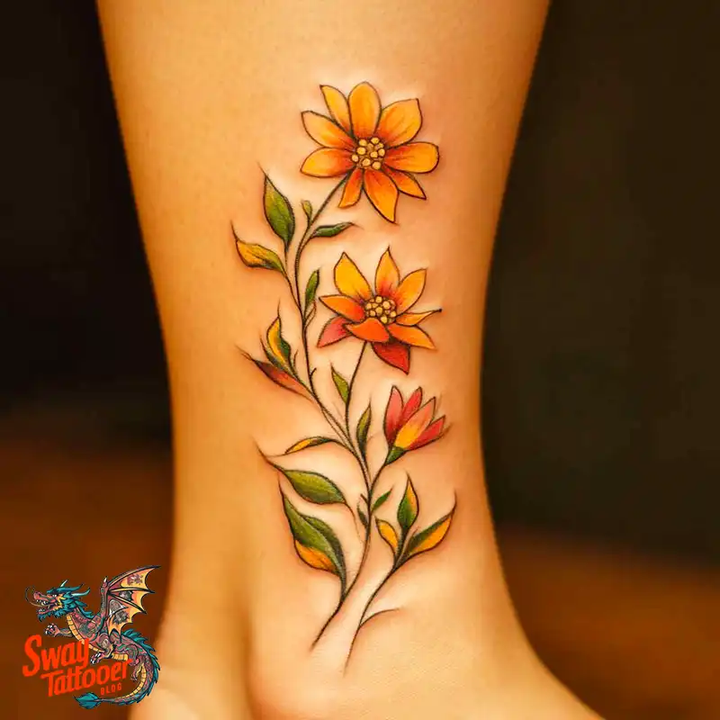 200 Ankle Tattoo Design Ideas: Unique Ink Arts for You 135 Ankle Tattoo