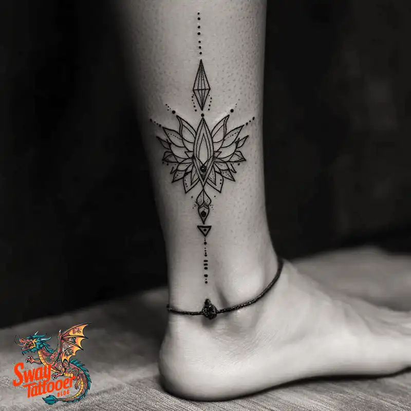 200 Ankle Tattoo Design Ideas: Unique Ink Arts for You 119 Ankle Tattoo