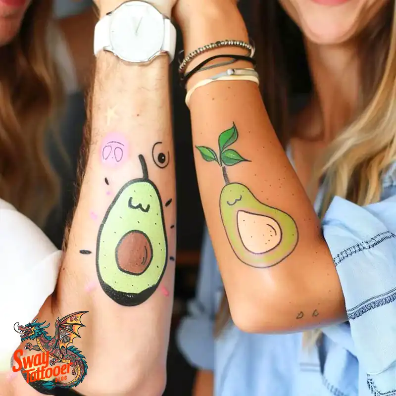 100 Avocado Tattoo Designs: Trendy Ink with Deep Meaning 85 Avocado tattoo