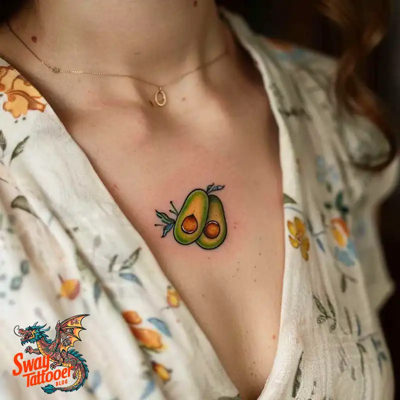 100 Avocado Tattoo Designs: Trendy Ink with Deep Meaning 65 Avocado tattoo