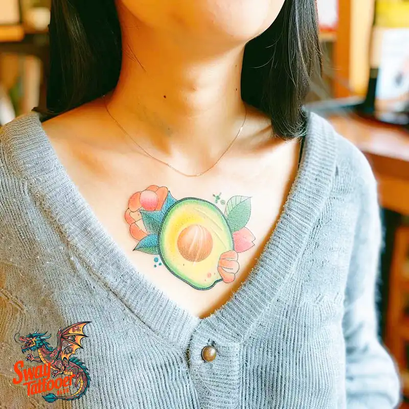 100 Avocado Tattoo Designs: Trendy Ink with Deep Meaning 63 Avocado tattoo
