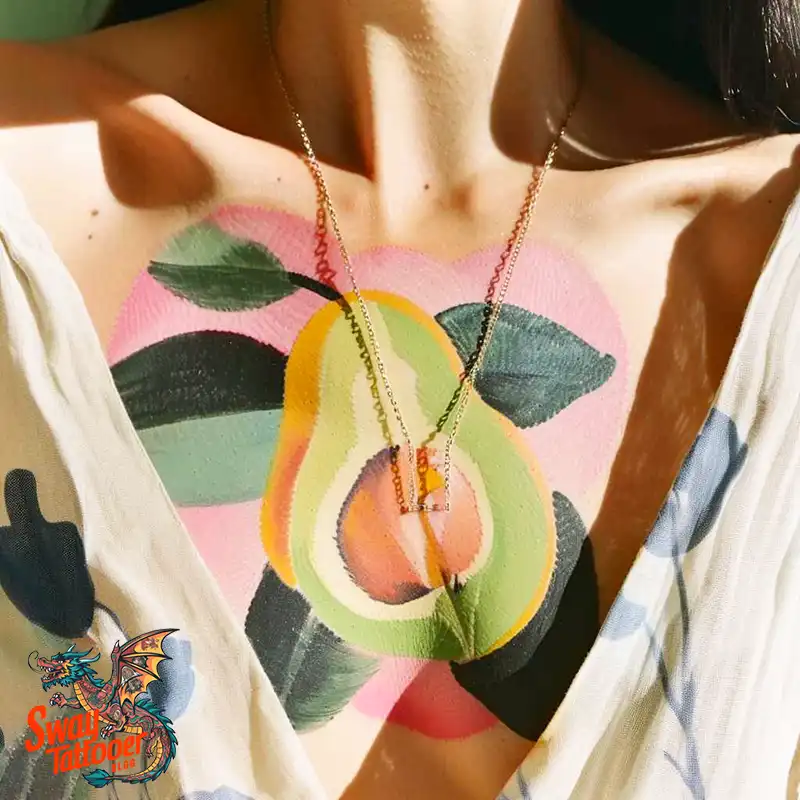 100 Avocado Tattoo Designs: Trendy Ink with Deep Meaning 62 Avocado tattoo