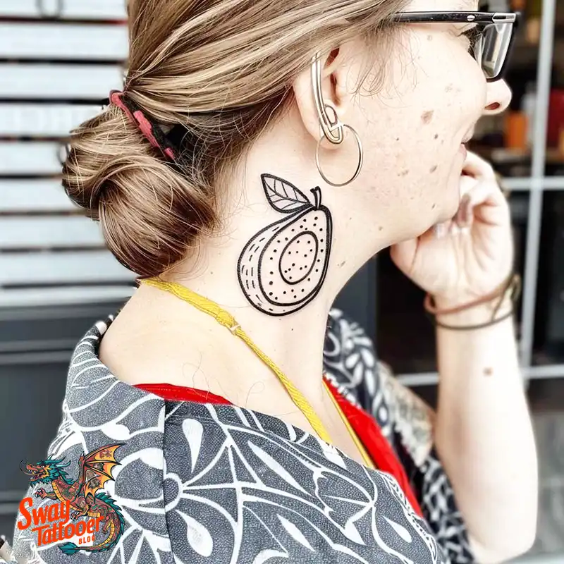 100 Avocado Tattoo Designs: Trendy Ink with Deep Meaning 58 Avocado tattoo