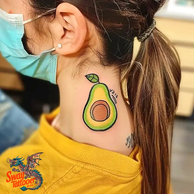 100 Avocado Tattoo Designs: Trendy Ink with Deep Meaning 55 Avocado tattoo