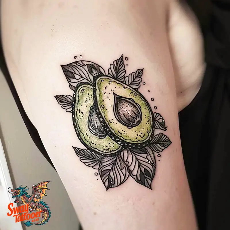 100 Avocado Tattoo Designs: Trendy Ink with Deep Meaning 100 Avocado tattoo