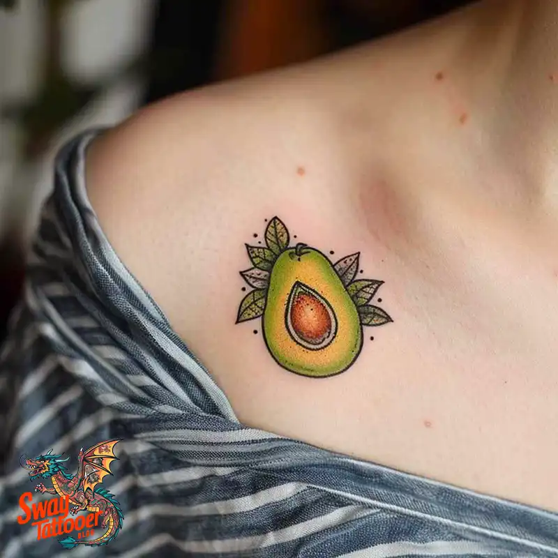 100 Avocado Tattoo Designs: Trendy Ink with Deep Meaning 101 Avocado tattoo