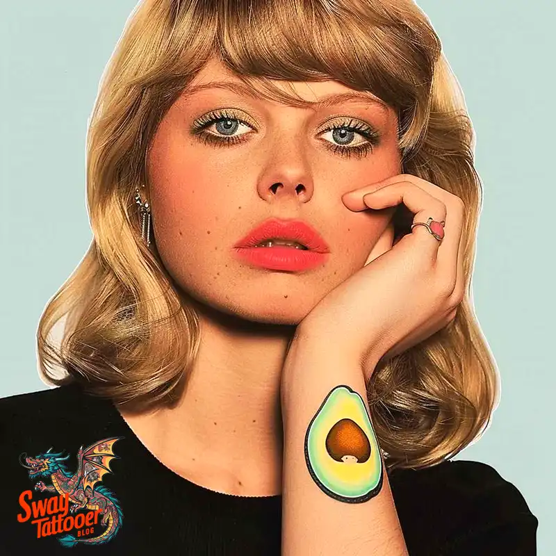 100 Avocado Tattoo Designs: Trendy Ink with Deep Meaning 36 Avocado tattoo