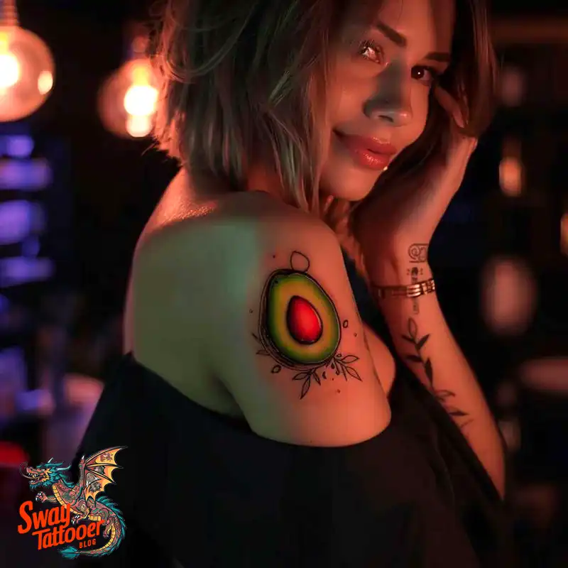 100 Avocado Tattoo Designs: Trendy Ink with Deep Meaning 30 Avocado tattoo