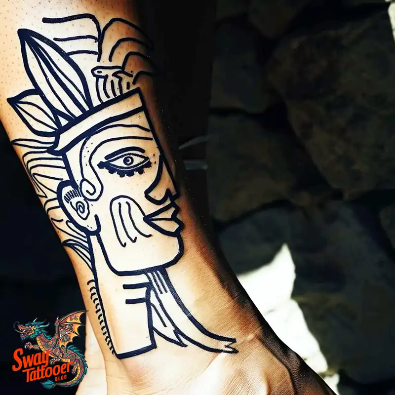 130 Aztec Tattoo Design Ideas: History & Symbolic Meaning 31 Aztec Tattoo