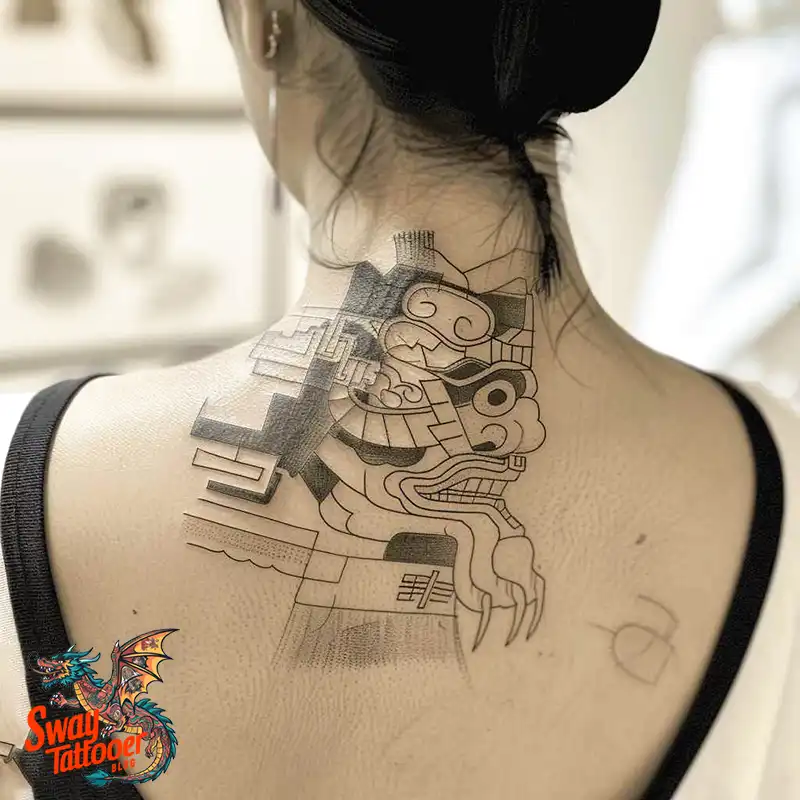 130 Aztec Tattoo Design Ideas: History & Symbolic Meaning 22 Aztec Tattoo