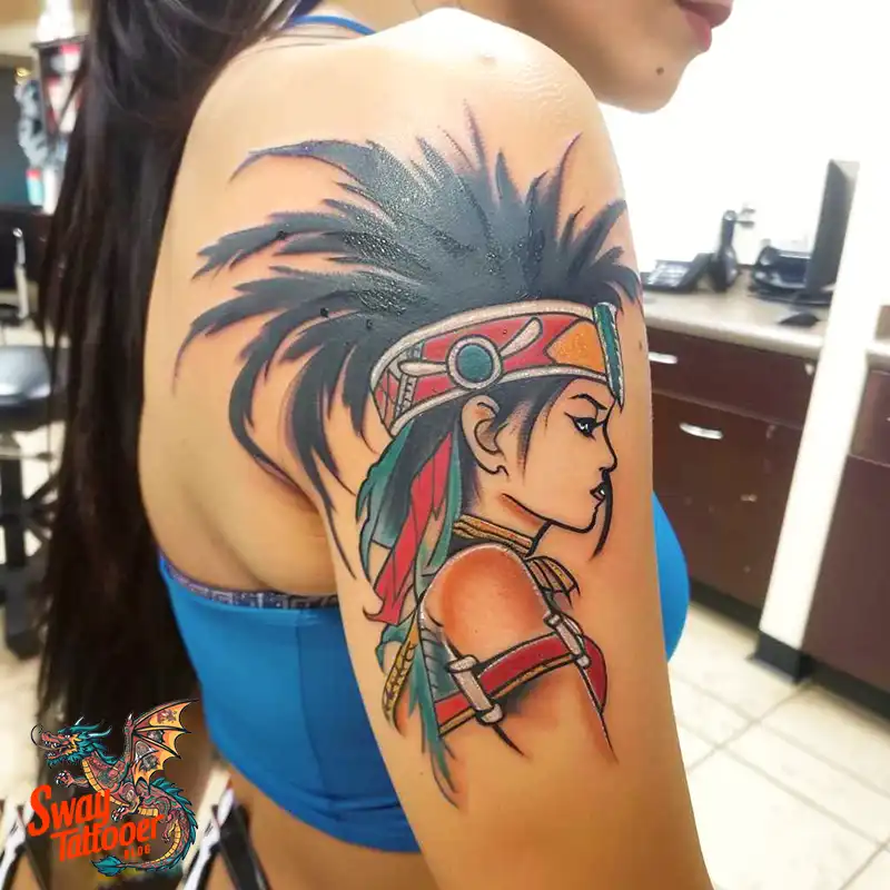 130 Aztec Tattoo Design Ideas: History & Symbolic Meaning 21 Aztec Tattoo