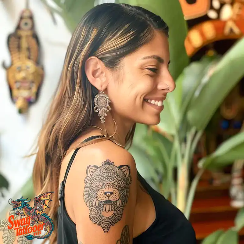 130 Aztec Tattoo Design Ideas: History & Symbolic Meaning 2 Aztec Tattoo