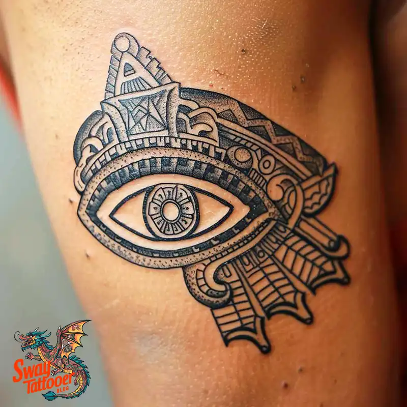 130 Aztec Tattoo Design Ideas: History & Symbolic Meaning 129 Aztec Tattoo