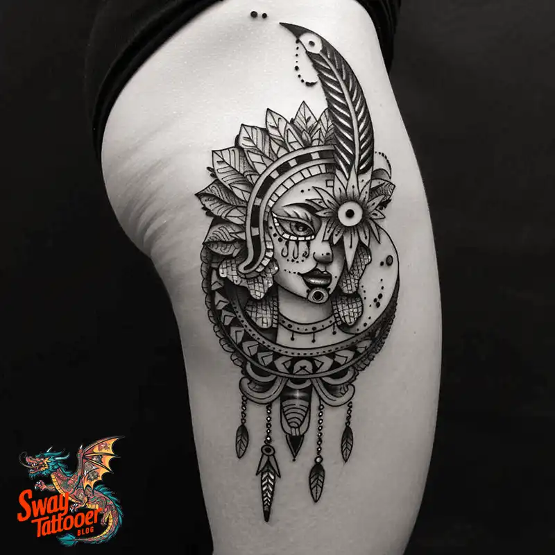 130 Aztec Tattoo Design Ideas: History & Symbolic Meaning 114 Aztec Tattoo