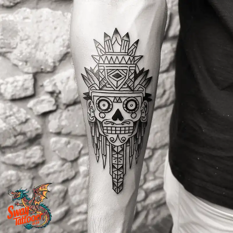 130 Aztec Tattoo Design Ideas: History & Symbolic Meaning 109 Aztec Tattoo