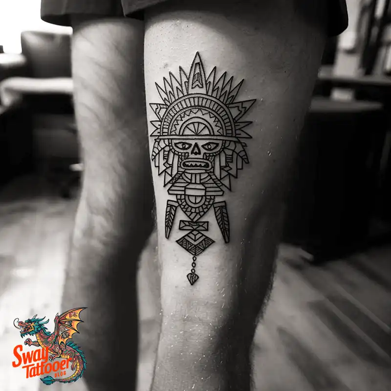 130 Aztec Tattoo Design Ideas: History & Symbolic Meaning 108 Aztec Tattoo