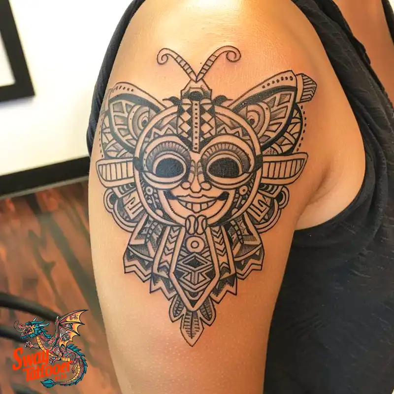 130 Aztec Tattoo Design Ideas: History & Symbolic Meaning 118 Aztec Tattoo