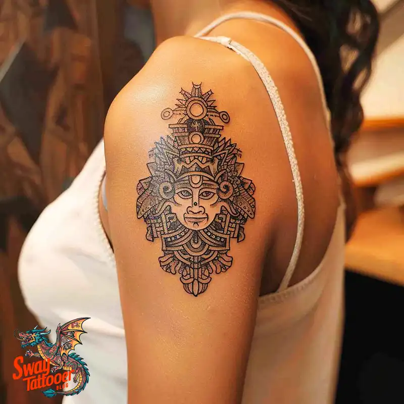 130 Aztec Tattoo Design Ideas: History & Symbolic Meaning 76 Aztec Tattoo