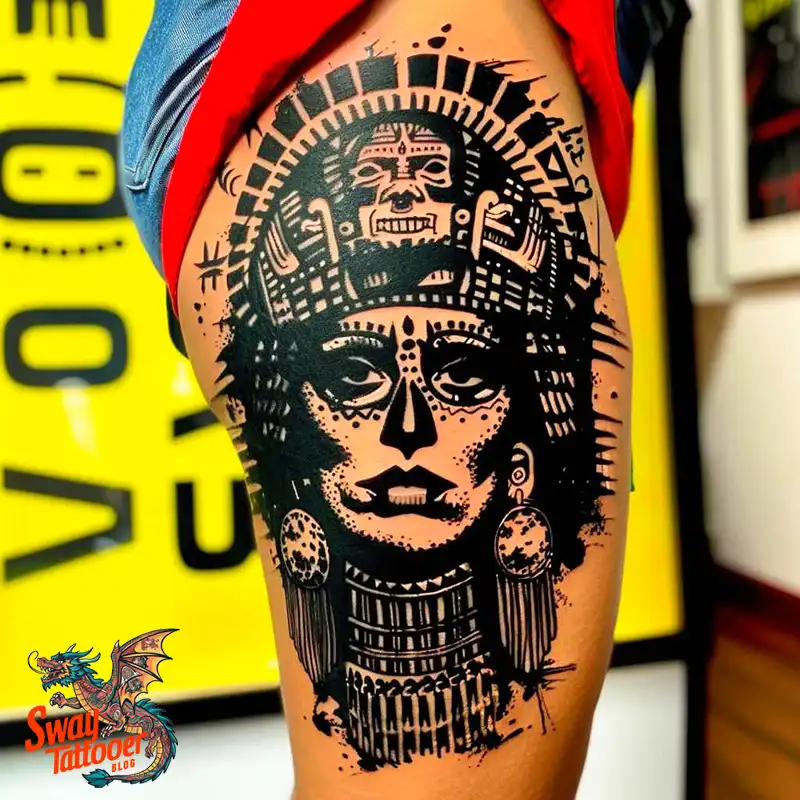 130 Aztec Tattoo Design Ideas: History & Symbolic Meaning 52 Aztec Tattoo