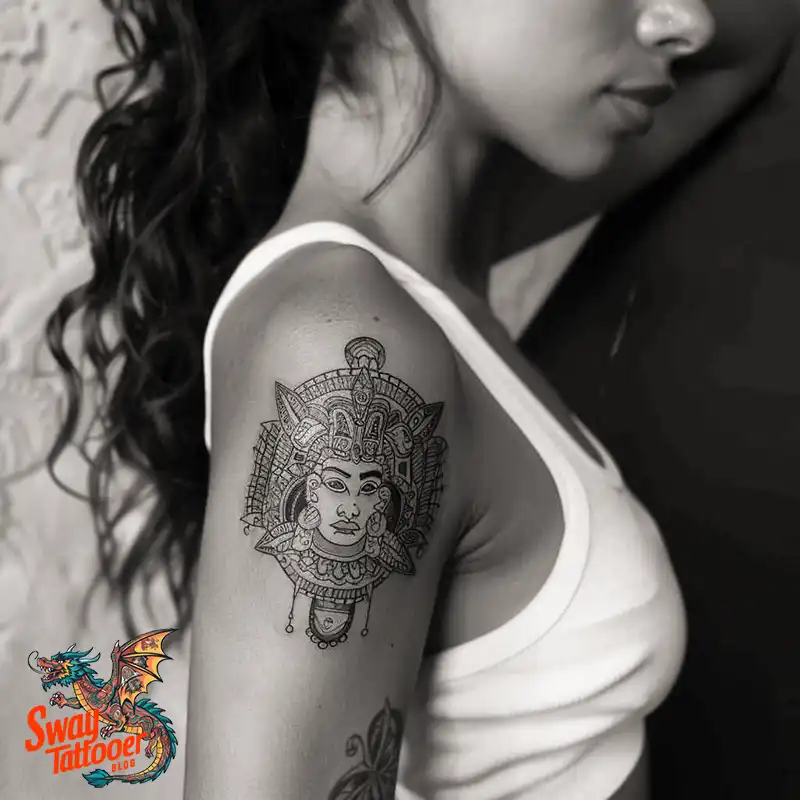130 Aztec Tattoo Design Ideas: History & Symbolic Meaning 46 Aztec Tattoo