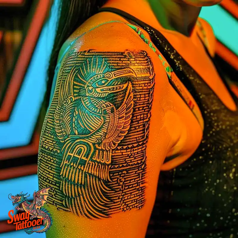 130 Aztec Tattoo Design Ideas: History & Symbolic Meaning 43 Aztec Tattoo