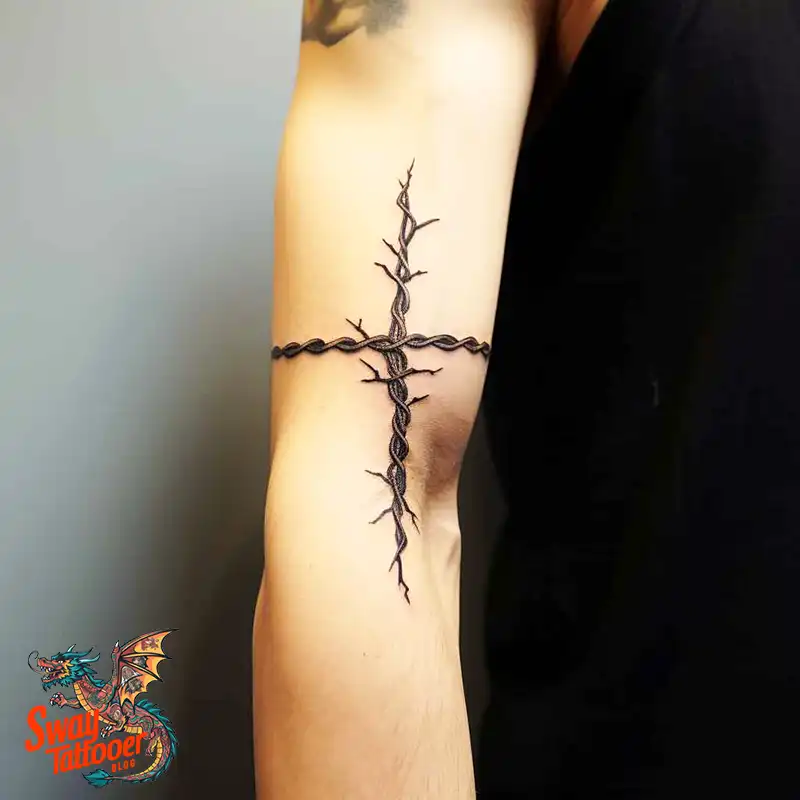 100 Barbed Wire Tattoo Design Ideas with a Sharp Edge 72 Barbed Wire Tattoo
