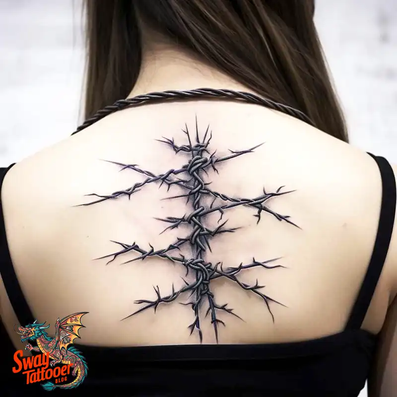 100 Barbed Wire Tattoo Design Ideas with a Sharp Edge 71 Barbed Wire Tattoo