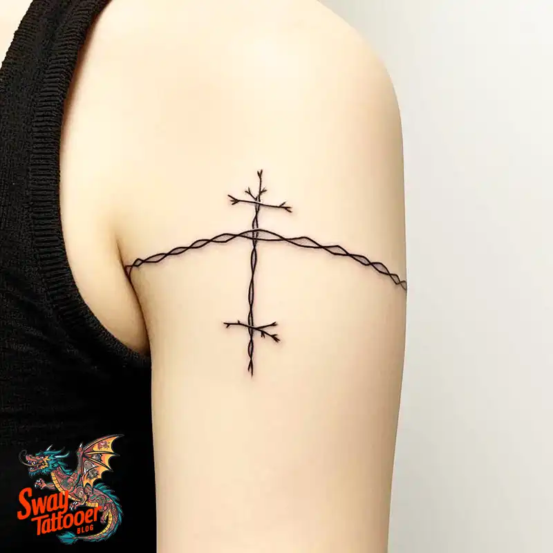 100 Barbed Wire Tattoo Design Ideas with a Sharp Edge 65 Barbed Wire Tattoo
