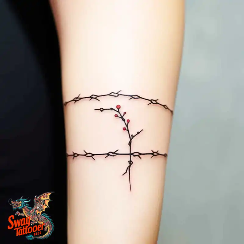 100 Barbed Wire Tattoo Design Ideas with a Sharp Edge 60 Barbed Wire Tattoo