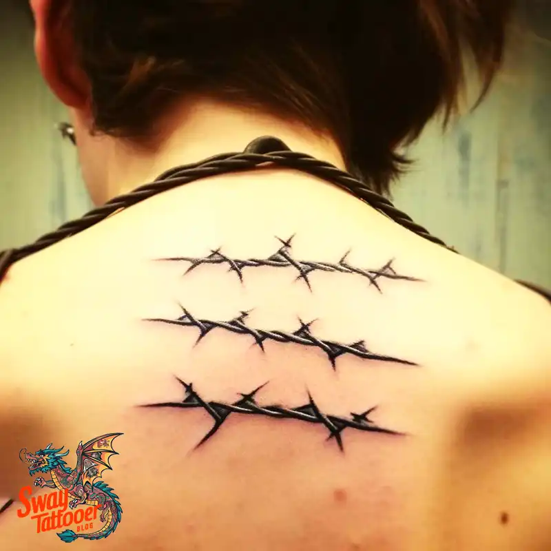100 Barbed Wire Tattoo Design Ideas with a Sharp Edge 37 Barbed Wire Tattoo