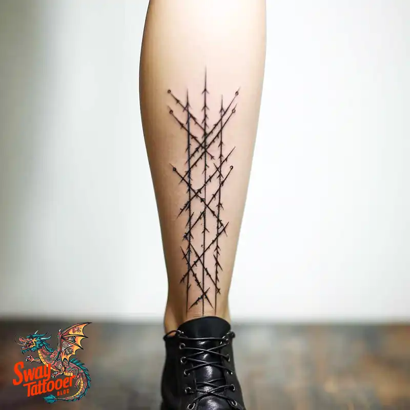 100 Barbed Wire Tattoo Design Ideas with a Sharp Edge 34 Barbed Wire Tattoo